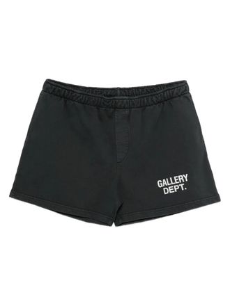 Gallery Dept. x Josu&eacute; Thomas logo-print track shorts - Nero