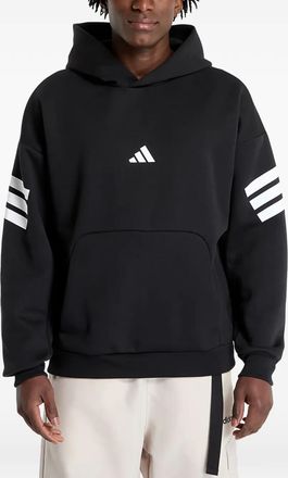 adidas 3-Stripes future icons hoodie - men - Recycled Polyester/Cotton - XXXL - Black