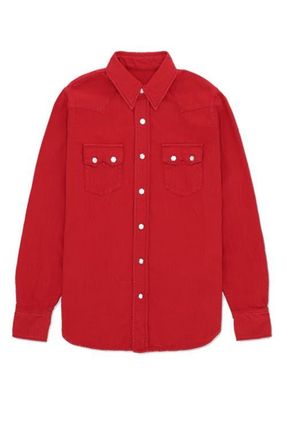 Fortela Toledo Texan Cotton Shirt in Red at Nordstrom, Size 40 Eu