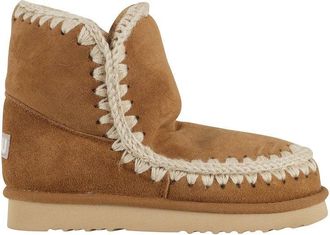 Mou Eskimo 18 Cognac Suede Leather Ankle Boots