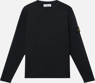 Stone Island Mens Stone Island Navy Light Knit Cotton Sweatshirt - Cream - Size: 40