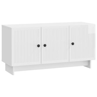 vidaXL Mueble De Tv Brillante 99 X 34,5 X 50 Cm Madera De Ingenier&iacute;a Vidaxl