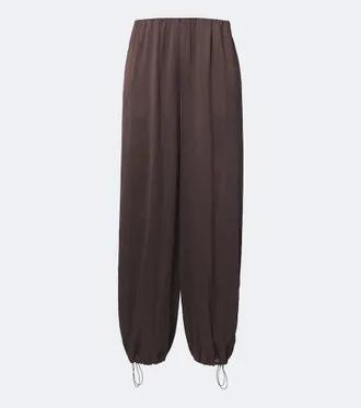 Vince Crinkled pliss&eacute; balloon pants