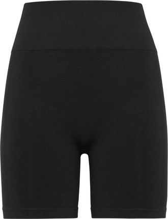 Plein Sport Shorts da ciclismo con banda logata - Nero