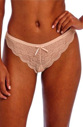 Freya Fancies Brazilian Panties in Natural Beige at Nordstrom, Size X-Small