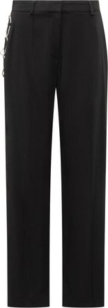Giuseppe Di Morabito Black Straight Flat Front Pants