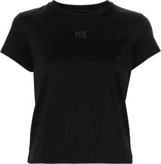 Alexander Wang Dameskleding T-shirts & Polos Zwart Noos - Dames - T-shirts - Zwart - XS - Katoen - Tops