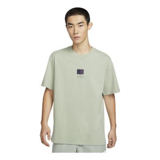 Nike Sportswear Label T-shirt Asia Sizing Light Green FZ5393-370