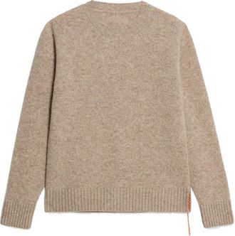 Fortela Skipper Merino Wool Crewneck Sweater in Taupe at Nordstrom, Size Xx-Large Eu