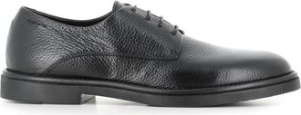 Alexander Hotto Martellato Derby - Heren - Nette schoenen - Zwart - 44 EU - Leer - Schoenen