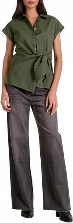 Elan Little Things Shirt In Green