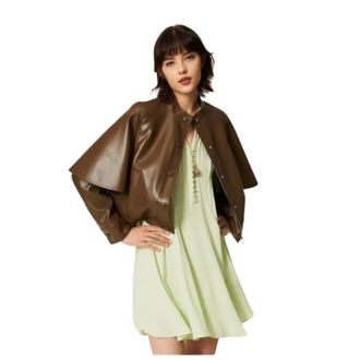 Twinset Jackets - Jackets - Mujer - Marr&oacute;n - L