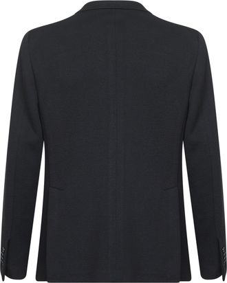 Tagliatore Mens Black Jersey Montecarlo Blazer Polyester Jacket
