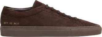 Common Projects Achilles Premium Suede Sneaker - Heren - Sneakers - Bruin - 43 EU - Leer - Schoenen