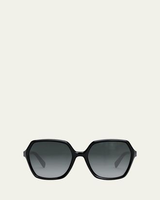 Celine Gradient Acetate Butterfly Sunglasses