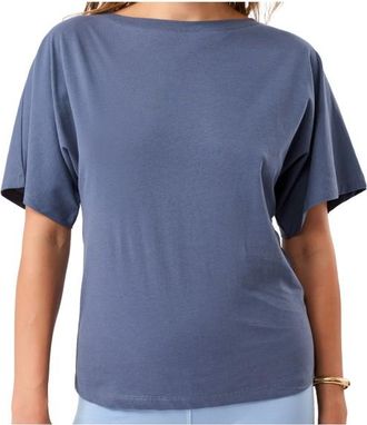 Mandala Butterfly T-Shirt T-Shirt f&uuml;r Damen | blau