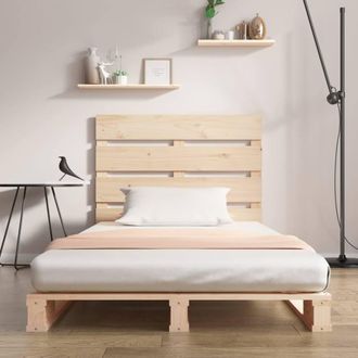 Berkfield Home Beautiful Bed Frame 90x190 cm Single Solid Wood Pine in Natural