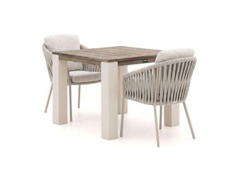 Suns Nappa/ROUGH-X 100cm dining tuinset 3-delig