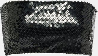 Rick Owens Lilies sequined bandeau top