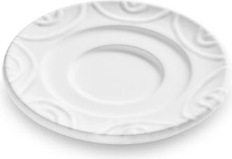 Gmundner Keramik Gmundner Keramik - Gmundner Cer&aacute;mica Plato Blanco Flameado Espresso (&oslash; 11cm)