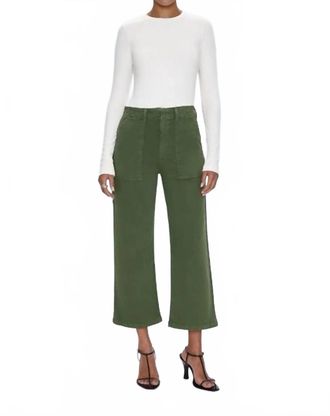 Pistola Denim Sophia Wide Leg Utility Ankle Jeans In Basil
