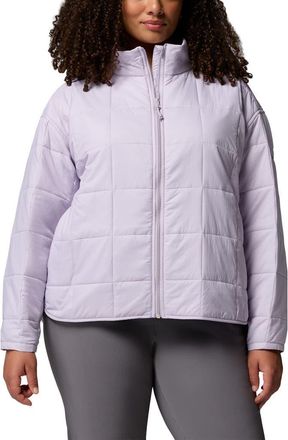 Columbia Sienna Hill Water Repellent Quilted Nylon Jacket in Lavender Pearl at Nordstrom, Size 2X