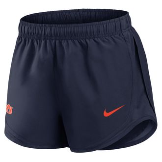 Nike Auburn Tempo Nike Womens Dri-FIT College Shorts in Blue | 04PK41SAUN-FN8