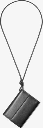 Michael Kors Leather Card Holder Necklace
