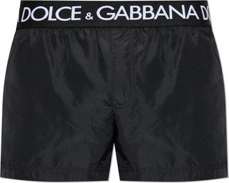 Dolce & Gabbana Swim Shorts - Heren - Strandmode - Zwart - S - Badmode