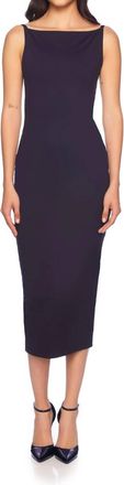 Susana Monaco Boatneck Dress In Midnight
