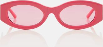 The Attico Berta oval sunglasses