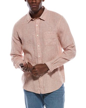 Vince Classic Fit Linen Shirt