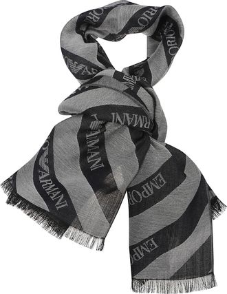 Emporio Armani Logo Scarf