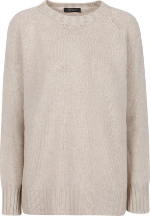 Aragona Over Round Neck Cashmere Sweater