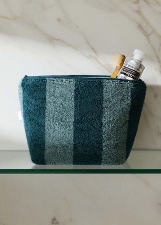 Mango Necessaire cotone quadri blu - Home - Taglia unica - MANGO HOME