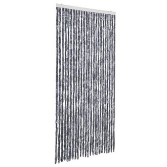 vidaXL Vidaxl - Cortina Mosquitera De Chenilla Plateada 100x220 Cm