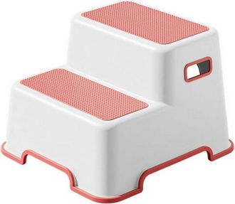 OEM Taburete De 1 Pelda&ntilde;o, Taburete Para Inodoro, Dise&ntilde;o Trapezoidal, Superficie Antideslizante, Pl&aacute;stico Resistente, Para Ba&ntilde;o Infantil