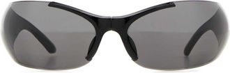 Balenciaga Unisex Afterhour Sunglasses Black Nylon