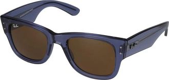 Ray-Ban Stijlvolle zonnebril met UPC-code - unisex - Zonnebrillen - Blauw - 51 MM - Accessoires