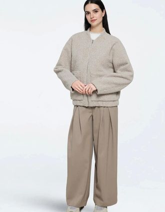 Moves Womens Fran Bomber in Silver Birch - Size: 12