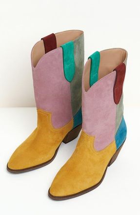 Charlotte Stone Roberta Multicolor Western Boot in Casita at Nordstrom, Size 13