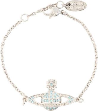 Vivienne Westwood Mini Bas Relief Ketting Armband - Dames - Armbanden - Grijs - ONE Size - Accessoires