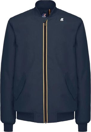 K-Way Eusebe Warm Macro Ripstop Jacket - Heren - Bomber jackets - Blauw - 2XL - Jassen