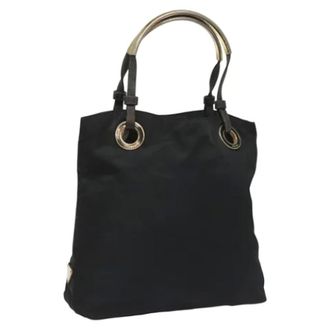 Prada Pre-owned Nylon handbags - Dames - Pre-owned - Zwart - Maat: ONE Size Nylon