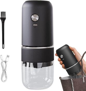 OEM Molinillo De Caf&eacute;, M&aacute;quina De Espresso Port&aacute;til, Cafetera Ligera, Cafetera De Viaje Con Molinillo, Cafetera Recargable, Cafetera Para Acampar, Molinil