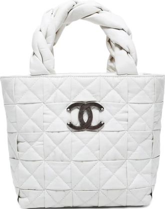 Chanel Borsa a mano CC 2005-2006 - Bianco