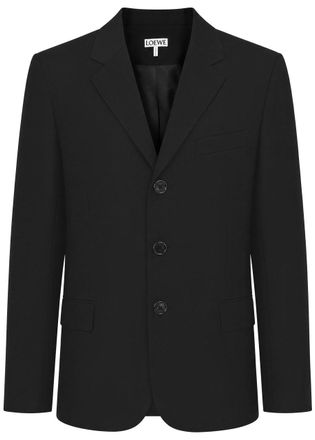 Loewe Layered Wool Blazer - Black - 52 (IT52 / XL)