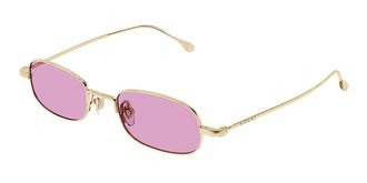 Gucci GG1648S 005 Mens Sunglasses Gold Size 45