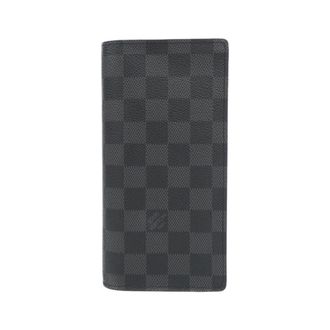 Louis Vuitton Graphite Coated Canvas Long Wallet (Bi-Fold) (Pre-Owned)