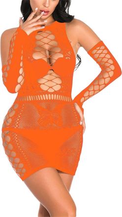 Generic Women Sexy See Through Lace Floral Lingerie Set Underwear Nightwear Bodysuit Plus Size For 2X Bustier Naughty Sets With Stockings Womens Uk Red Corset